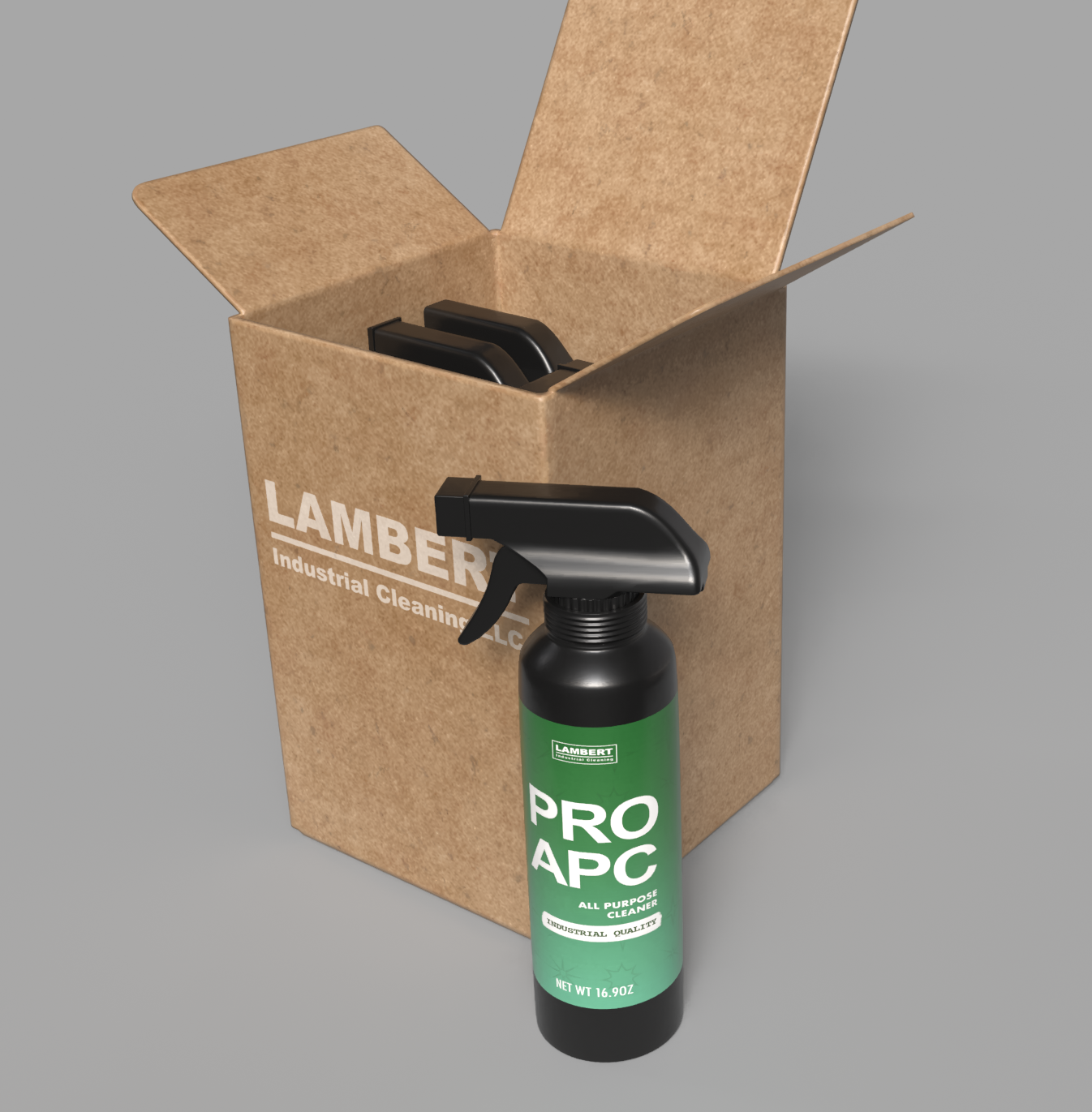 PRO APC - All Purpose Cleaner - 16.9 FL OZ Spray Bottle (SIX PACK)