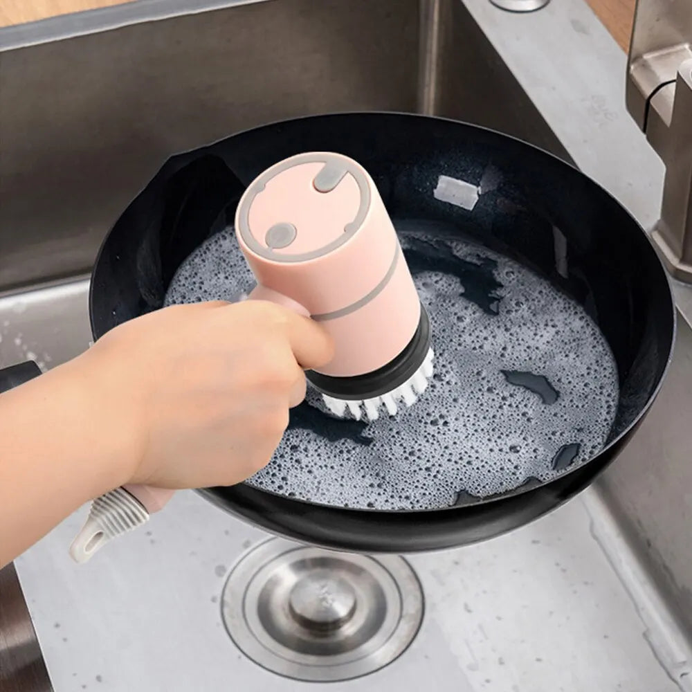 Electric Cleaning Brush: Rotary Scrubber