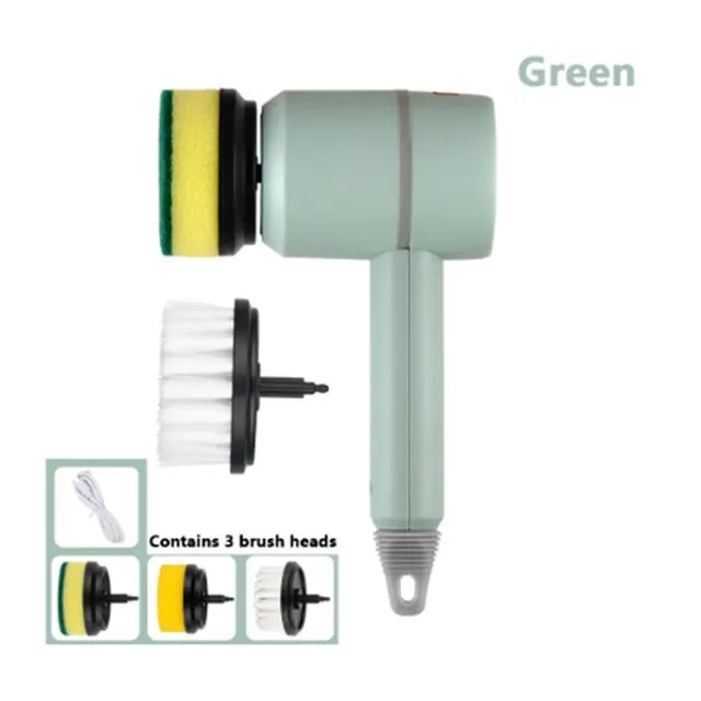 Electric Cleaning Brush: Rotary Scrubber